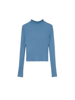 Cropp Swetry*sweter z półgolfem niebieski