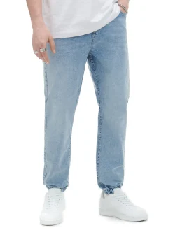 Cropp Jeansy*e jeansowe joggery niebieski