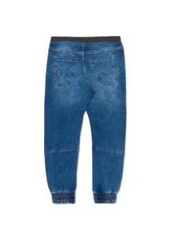 Cropp Jeansy*e jeansowe joggery chino niebieski