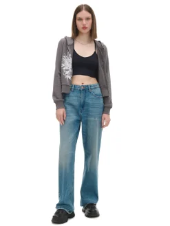 Cropp Jeansy*e jeansy baggy niebieski