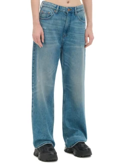 Cropp Jeansy*e jeansy baggy niebieski