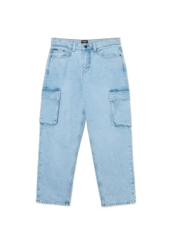 Cropp Jeansy|Baggy*e jeansy baggy niebieski