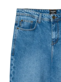 Cropp Jeansy*e jeansy loose niebieski