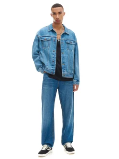 Cropp Jeansy*e jeansy relaxed niebieski