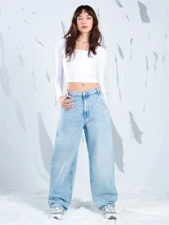 Cropp Jeansy*e jeansy skater niebieski