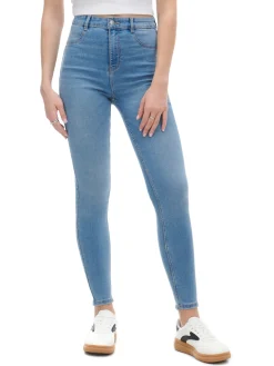 Cropp Jeansy*e jeansy skinny niebieski