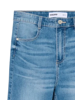 Cropp Jeansy*e jeansy skinny z kieszeniami niebieski