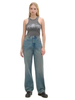 Cropp Jeansy*e jeansy straight TALL niebieski