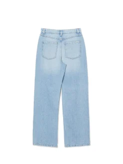 Cropp Jeansy*e jeansy wide leg niebieski