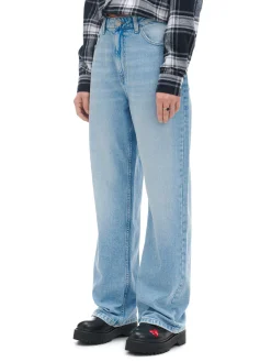 Cropp Jeansy*e jeansy wide leg niebieski