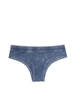 Cropp Bielizna*Niebieskie majtki hipster granatowy