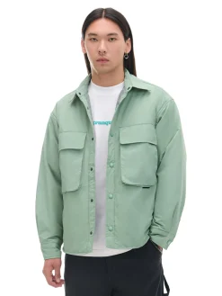 Cropp Koszule*Ocieplana koszula z kieszeniami zielony