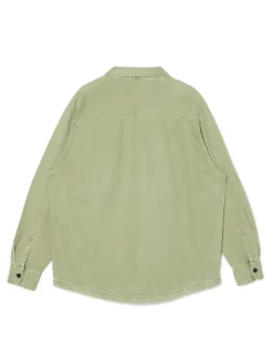 Cropp Denim|Koszule*Oliwkowa koszula z kieszeniami zielony