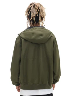 Cropp Kurtki, Płaszcze*Oliwkowa kurtka z kapturem zielony
