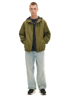 Cropp Kurtki, Płaszcze*Oliwkowa kurtka z kapturem zielony