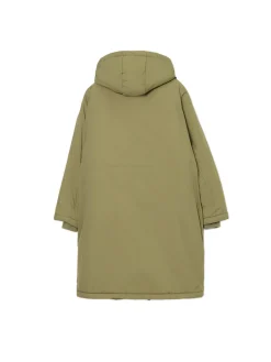 Cropp Kurtki, Płaszcze|Kożuszki, Futerka*Oliwkowa parka z kapturem zielony