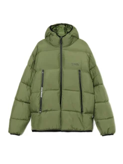 Cropp Kurtki Zimowe|Kurtki, Płaszcze*Oliwkowa pikowana kurtka puffer zielony