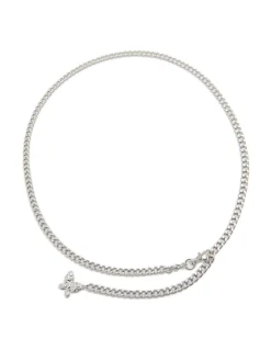 Cropp Paski*Pasek łańcuch z motylem srebrny