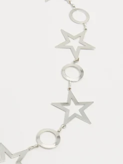 Cropp Paski*Pasek z ozdobnymi detalami srebrny