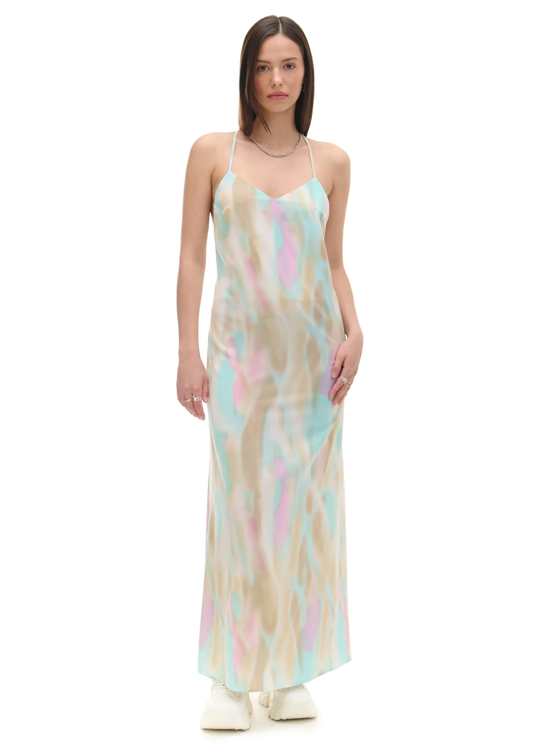 Cropp Sukienki, Kombinezony*Pastelowa sukienka maxi błękitny