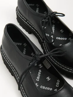 Cropp Półbuty*Półbuty z ozdobnymi sznurówkami czarny