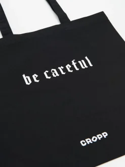 Cropp Torby, Plecaki*Płócienna czarna torba shopper czarny