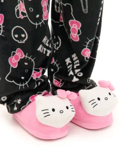 Cropp Kapcienew|Cozy*Pluszowe kapcie z Hello Kitty różowy