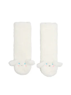 Cropp Cozy|Skarpety, Rajstopy*Pluszowe skarpetki Cinnamoroll kremowy