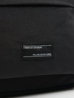 Cropp Torby, Plecaki*Pojemny plecak z naszywką czarny