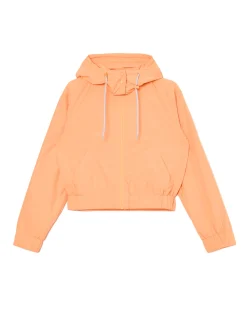 Cropp Kurtki, Płaszcze*Pomarańczowa kurtka z kapturem pomarańczowy