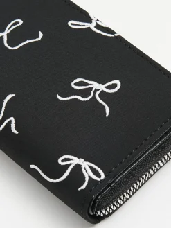 Cropp Portfele*Portfel z motywem kokardek czarny