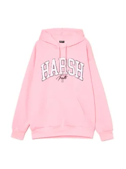 Cropp Bluzy|Unisex*Różowa bluza z aplikacją UNISEX różowy