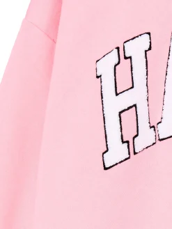 Cropp Bluzy|Unisex*Różowa bluza z aplikacją UNISEX różowy