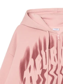 Cropp Bluzy*Różowa bluza z kapturem różowy