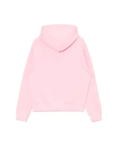 Cropp Bluzy*Różowa bluza z kapturem i nadrukiem różowy
