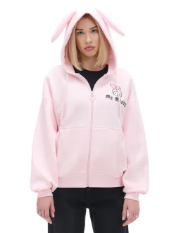 Cropp Bluzy*Różowa bluza z uszami My Melody różowy