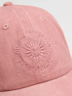 Cropp Czapki*Różowa czapka z daszkiem różowy