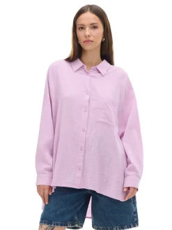 Cropp Koszule, Bluzki*Różowa klasyczna koszula różowy