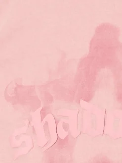 Cropp Koszulki, Topy*Różowa koszulka z nadrukiem różowy