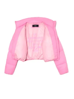 Cropp Kurtki, Płaszcze*Różowa kurtka puffer różowy