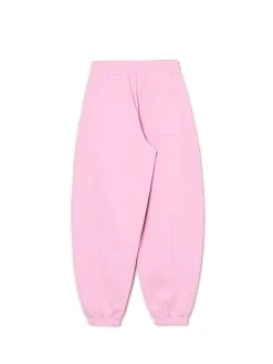 Cropp Spodnie*Różowe joggery z wysokim stanem różowy