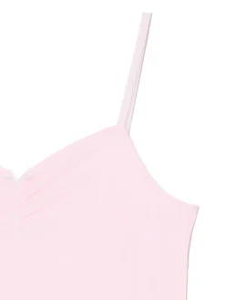 Cropp Koszulki, Topy*top z ozdobnym marszczeniem różowy