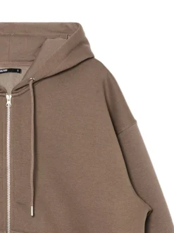 Cropp Bluzy*Rozpinana bluza oversize szary