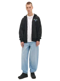 Cropp Bluzy*Rozpinana bluza z kapturem Rick i Morty czarny