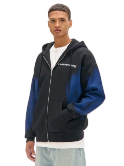 Cropp Bluzy*Rozpinana bluza z nadrukami czarny