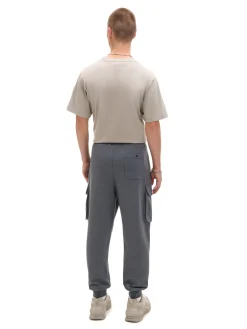 Cropp Spodnie*Solidne dresowe joggery regular z kieszeniami szary