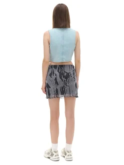 Cropp Sety*Spódnica mini z efektem tie-dye wielobarwny