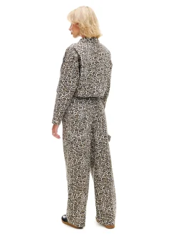 Cropp Spodnie|Sety*Spodnie baggy w panterkę wielobarwny