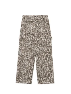 Cropp Spodnie|Sety*Spodnie baggy w panterkę wielobarwny