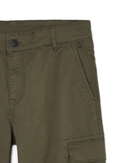 Cropp Spodnie*Spodnie cargo zielony